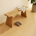thumbnail image 1 of BALANBO Natural Edge Bench   Solid Rustic Bench   Unique Table, Bedroom, Dining room or Entryway Bench, Live Wood Bench Rustic Home Decor (47.5” Long), 1 of 6