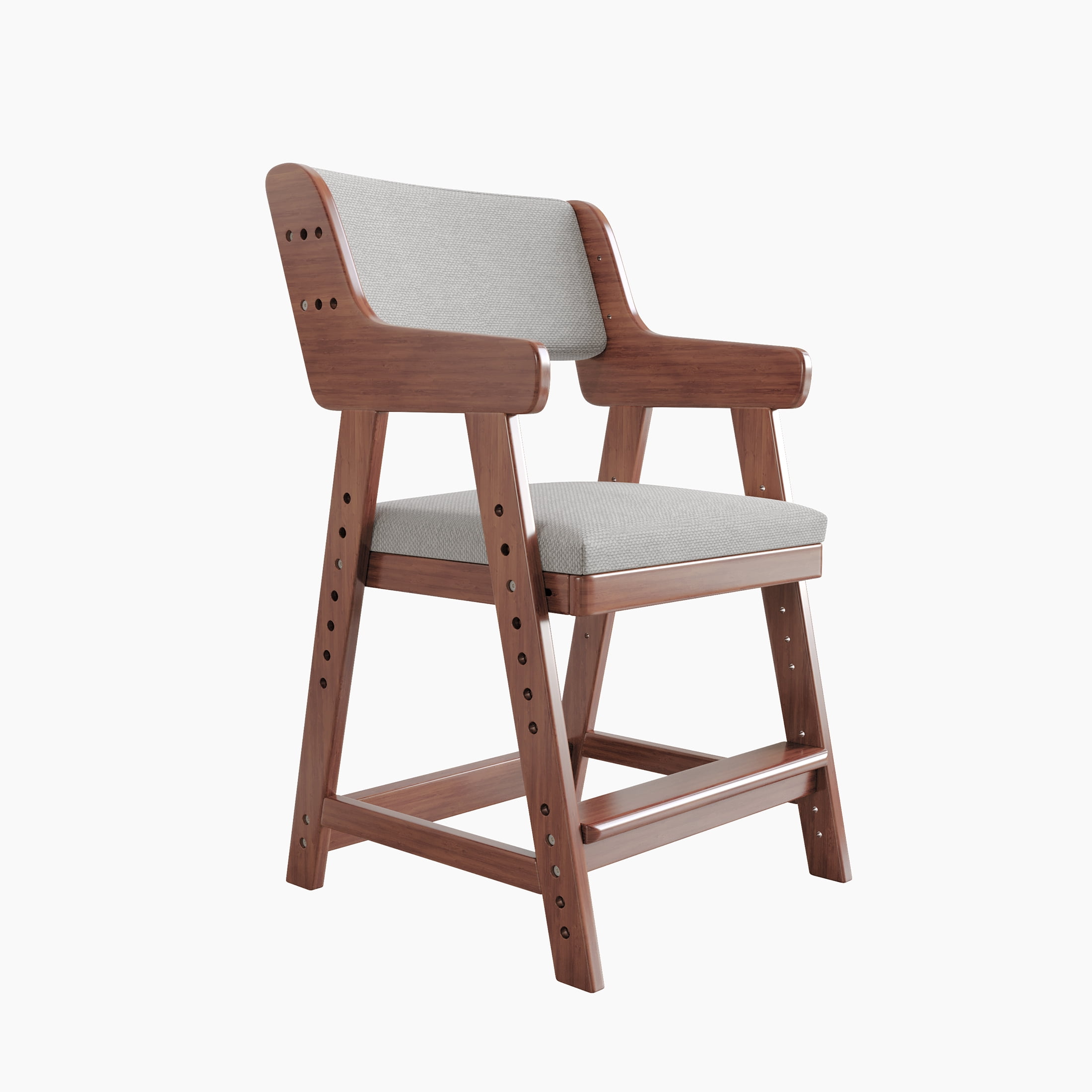 BALANBO Solid Wood Study Chair HighChair Adjustable Highchair for