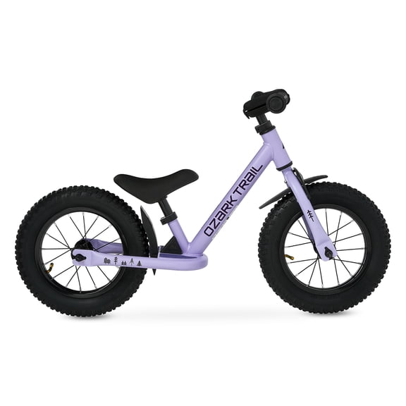 Ozark Trail 12" M.1 Timber Kids' Balance Bike, Purple, Unisex