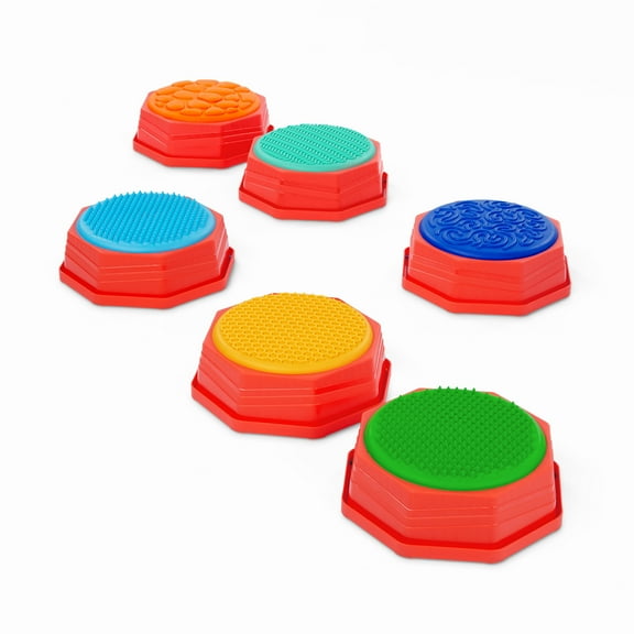 Battat Hop Spots 6 PCS Sensory Stepping Stones for Kids, Active Playset for 3 Years +