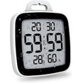 thumbnail image 1 of BALDR Digital Shower Clock with Timer - Waterproof Shower Timer for Kids & Adults - Perfect Bathroom Clock That Displays Time & Temperature - Battery Operated Digital Clock & Waterproof Timer (Black), 1 of 6