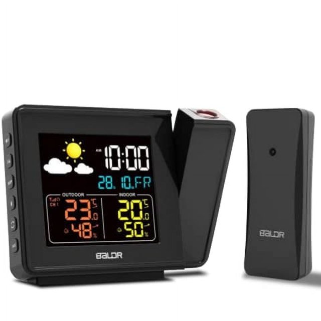 BALDR Projection Alarm Clock Atomic Digital Alarm Clock with