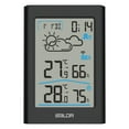 BALDR Wireless Indoor & Outdoor Thermometer Hygrometer (Black)