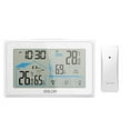 thumbnail image 1 of BALDR Wireless Indoor/Outdoor Thermometer & Hygrometer - Touch Screen Digital Weather Station with Room Temperature Monitor & Humidity Gauge Meter, Extended Backlit Display for Easy Viewing, 1 of 9