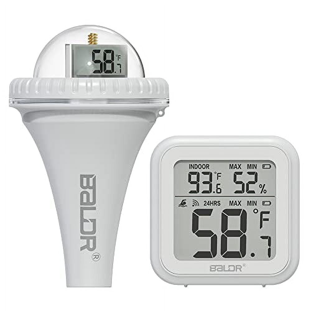 BALDR Wireless Pool Thermometer Accurate Swimming Pool and Pond