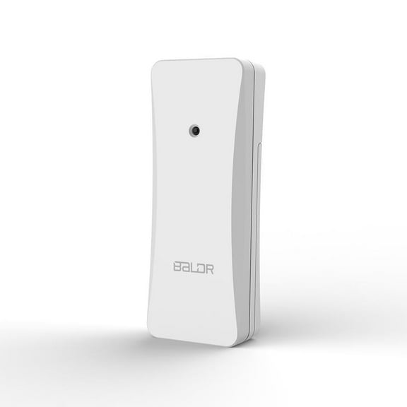 Baldr Wireless Weather Station with Outdoor Remote Sensor, Battery Operated, White