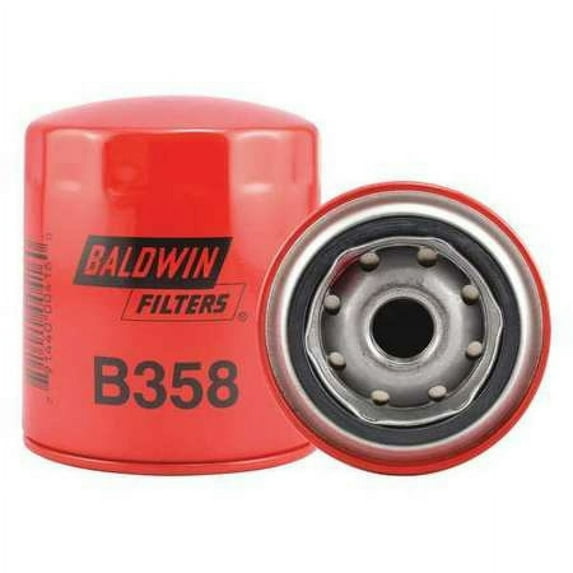 BALDWIN FILTERS B358 Fuel Filter,4-3/8 x 3-11/16 x 4-3/8 In
