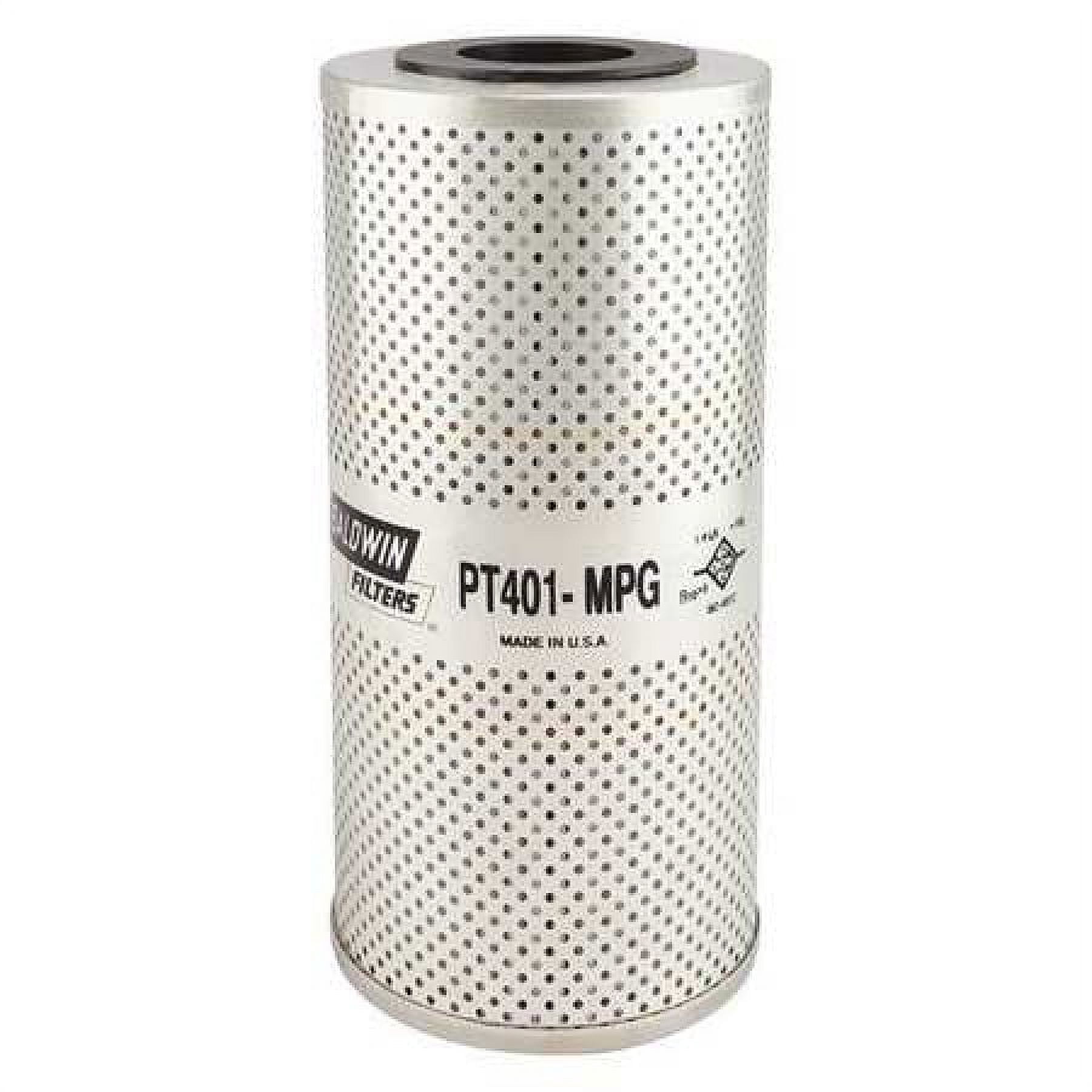 BALDWIN FILTERS PT401-MPG Hydraulic Filter,4-1/2 x 9-1/8 In