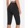thumbnail image 1 of BALEAF Capri Leggings for Women Knee Length High Waisted Plus Size Yoga Casual Workout Exercise Capris with Pockets Black L, 1 of 7