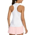 thumbnail image 1 of BALEAF Golf Shirts for Woman Sleeveless Tennis Tank Tops V-Neck Racerback Polo Collar White L, 1 of 7