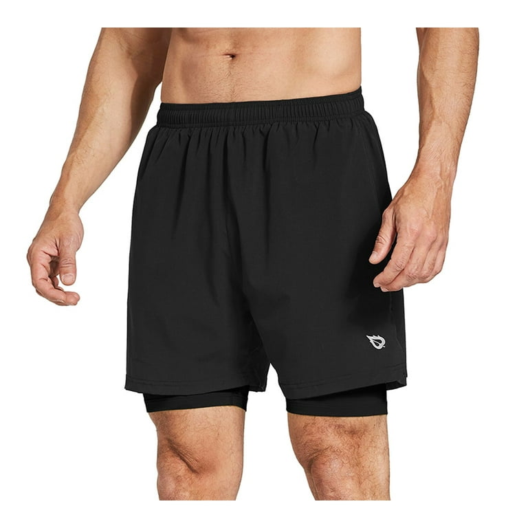 Running shorts with zipper pocket in back deals