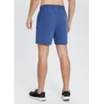 thumbnail image 1 of BALEAF Men's 7'' Workout Shorts Running Training Gym Athletic Actice Fitness Quick Dry 2 Zipper Pockets Elastic Waistband without Liner Navy XL, 1 of 6