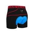 thumbnail image 1 of BALEAF Men's Bike Cycling Shorts 3D Padded Bicycle MTB Liner Shorts(Red, M), 1 of 7