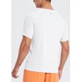 thumbnail image 1 of BALEAF Men's White Tee Shirts Quick Dry Short Sleeve Tops UPF30+ Moisture Wicking Athletic T-Shirt for Trail Workout Size S, 1 of 8