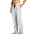 thumbnail image 1 of BALEAF Men's Cotton Yoga Sweatpants Open Bottom Joggers Straight Leg Running Casual Loose Fit Athletic Pants With Pockets Light Gray S, 1 of 7