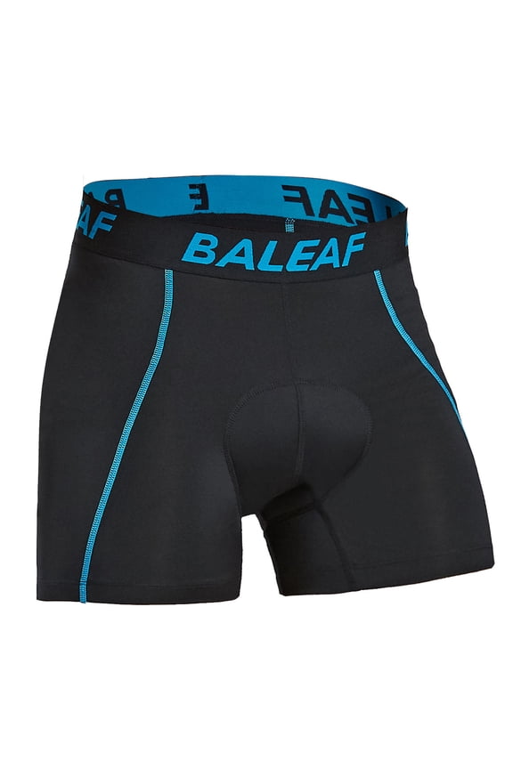 Padded Bike Shorts for Men Cycling Underwear Mountain Biking Blue L