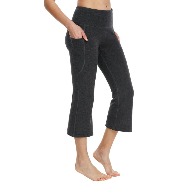 BALEAF Women Yoga Capris flared Pants with Side Pockets - 21
