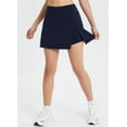 thumbnail image 1 of BALEAF Women's 15" Tennis Golf Skirt High Waisted Athletic Sports Casual Active Skorts with Shorts 3 Pockets Navy XL, 1 of 6