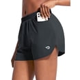 thumbnail image 1 of BALEAF Women's 3" Athletic Shorts Quick Dry with Pockets Grey Size S, 1 of 6