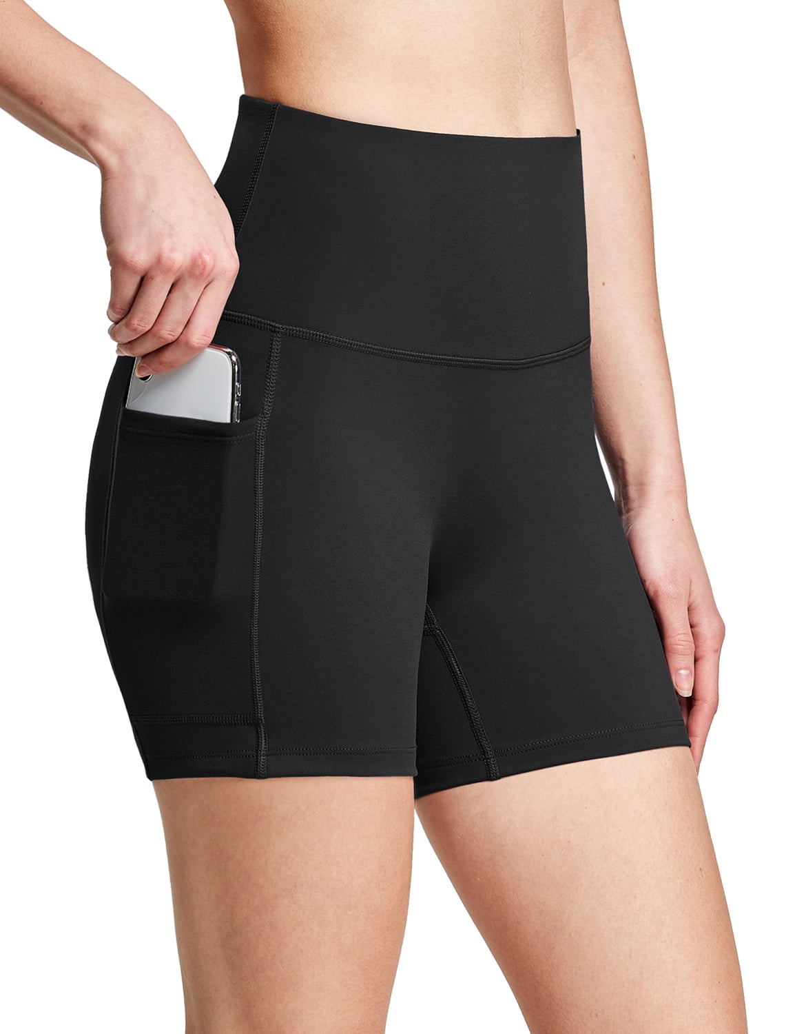 Short Baleaf Athletic Noir Femme – Biker Yoga, Taille XS, état Très Bon