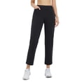 thumbnail image 1 of BALEAF Women's Fleece Lined Golf Pants Winter Water Resistant Pockets for Travel Work Casual Black S, 1 of 6