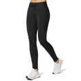 thumbnail image 1 of BALEAF Women's Fleece Lined High Waisted Petite Leggings Water Resistant Thermal Warm Tights Ski Hiking Petite Pants with Pockets 25" Black XL, 1 of 6