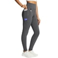 thumbnail image 1 of BALEAF Women's Fleece Lined Leggings Waterproof Winter Hiking Pants Thermal Running Tights Zipper Pockets High Waisted Cold Weather Gray X-Large, 1 of 7