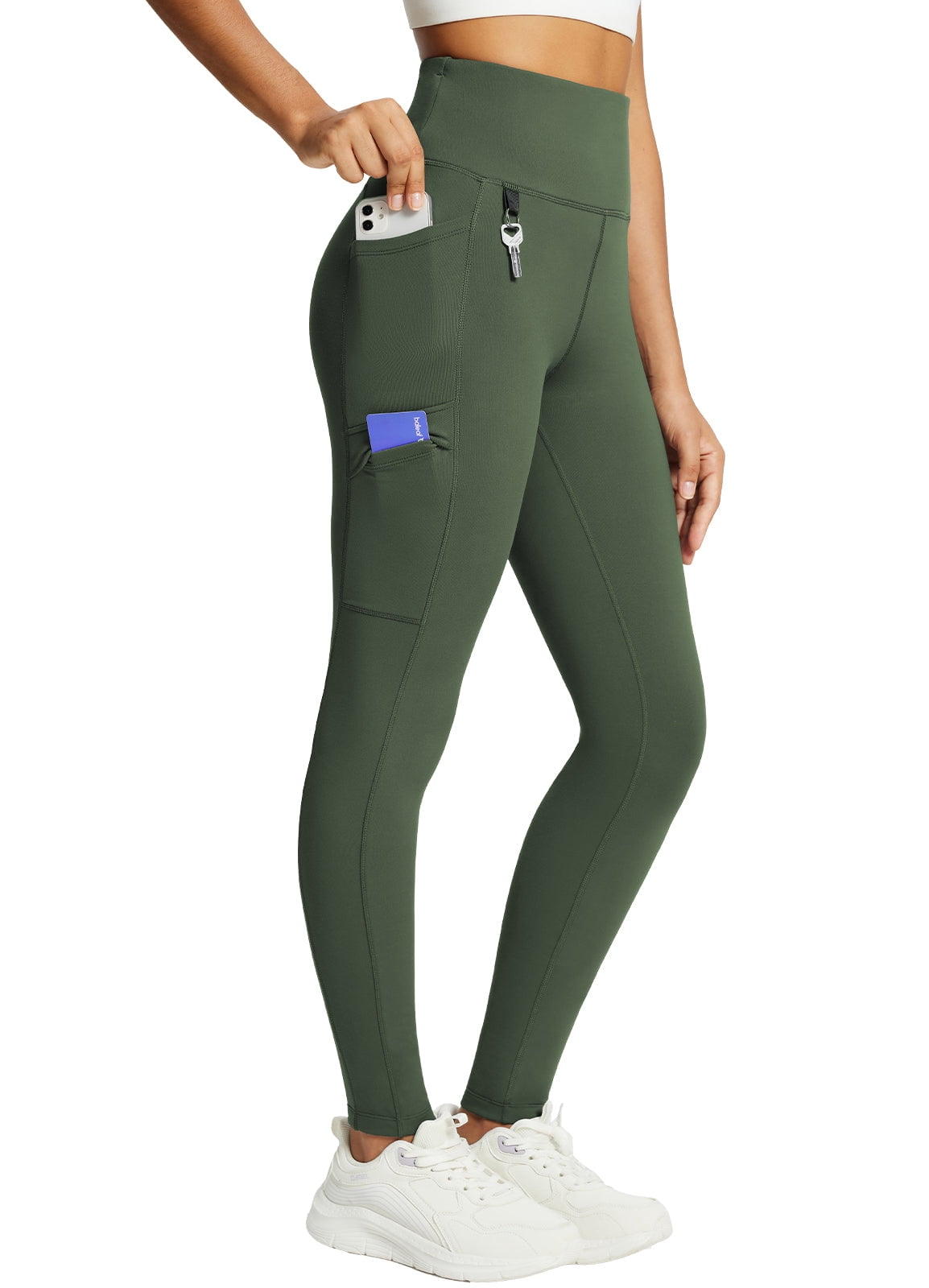 Baleaf Damen Wanderleggings Wasserabweisend - Thermohose Mit Hoher Taille Für Winter & Outdoor
