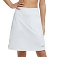 thumbnail image 1 of BALEAF Women's Long Skorts With pocket Athletic Wear Ladies Shorts Golf Casual Skirt UV Protection White XL, 1 of 8
