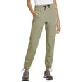 thumbnail image 1 of BALEAF Women's Hiking Pants Quick Dry Water Resistant Lightweight Joggers Pant for All Seasons Elastic Waist Light Green Size M, 1 of 7