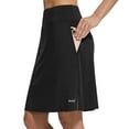 thumbnail image 1 of BALEAF Women's Long Skorts With pocket Athletic Wear Ladies Shorts Golf Casual Skirt UV Protection Black 3XL, 1 of 7