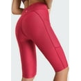 thumbnail image 1 of BALEAF Women's Long Swim Bottom Swim Jammer Full Coverage Rash Gurad Short Pants Rose Red L, 1 of 6