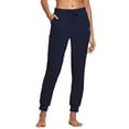 thumbnail image 1 of BALEAF Women's Sweatpants Joggers Cotton Yoga Lounge Sweat Pants Casual Running Tapered Pants with Pockets Navy Blue Size XXXL, 1 of 7