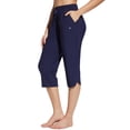 thumbnail image 1 of BALEAF Women's Swim Capris Pants 18" Quick Dry Modest Swimsuits 2025 UPF50+ Beach Bathing Suit Bottoms with Pockets Lightweight Navy M, 1 of 7