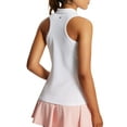 thumbnail image 1 of BALEAF Women's Tennis Shirts Tank Tops Sleeveless Golf Polo Racerback with Collar Athletic Tanks Quick Dry White L, 1 of 7