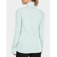 thumbnail image 1 of BALEAF Women's UPF 50+ Sun Shirts Long Sleeve Zip Pockets Lightweight Full Zip Outdoor Jackets Sky Blue Size M, 1 of 6
