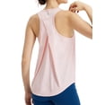 thumbnail image 1 of BALEAF Women's Workout Tops Racerback Sleeveless Running Athletic Tank Tops Quick Dry Shirts for Sports GYM Exercise Light Pink L, 1 of 7