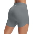 thumbnail image 1 of BALEAF Womens 5" Biker Shorts High Waisted Workout Spandex Short Tummy Control Gym Yoga Athletic with Pocket Dark Gray M, 1 of 7