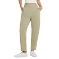thumbnail image 1 of BALEAF Womens Ankle Barrel Pants Stretch Travel Pants Petite Work Pants Casual Slacks with Pockets Beige XS, 1 of 7