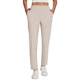 thumbnail image 1 of BALEAF Womens Business Casual Pants Stretch Travel Pants On Airplane with Zipper Pockets Dressy Slacks Golf Work Office Beige 3XL, 1 of 7