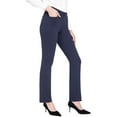 thumbnail image 1 of BALEAF Womens Dress Pants Yoga Work Pants Pull On Slacks Business Casual Office Trouser Pockets 29" Navy 2XL, 1 of 6