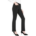 thumbnail image 1 of BALEAF Womens Dress Pants Yoga Work Pants Pull On Slacks Business Casual Office Trouser Pockets 31" Black 2XL, 1 of 6
