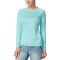 thumbnail image 1 of BALEAF Womens Shirts Long Sleeve Tops UPF 50+ Sun Protection Shirts SPF UV Quick Dry Lightweight T-Shirt Outdoor Hiking Runing Fishing Light Green Size S, 1 of 7