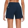 thumbnail image 1 of BALEAF Womens Shorts 5 Inches Quick Dry Running Gym Workout Active Wear with Zipper Pocket Navy Size L, 1 of 6