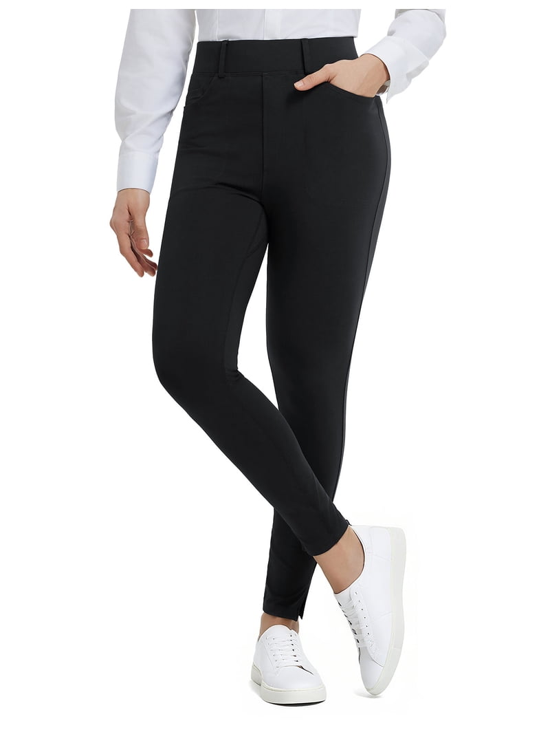 tight dress pants ladies WMTBSRSW Womens Dress Pants Casual Stretchy High Waist Straight Leg Pants  Regular Slim Fit Office Work Business Trousers with Pockets