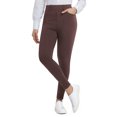 thumbnail image 1 of BALEAF Womens Skinny Dress Pants Stretch Petite Yoga Work Pants Pull On Dressy Leggings with Zipper Pockets 7/8 Ankle Dark Brown L, 1 of 6