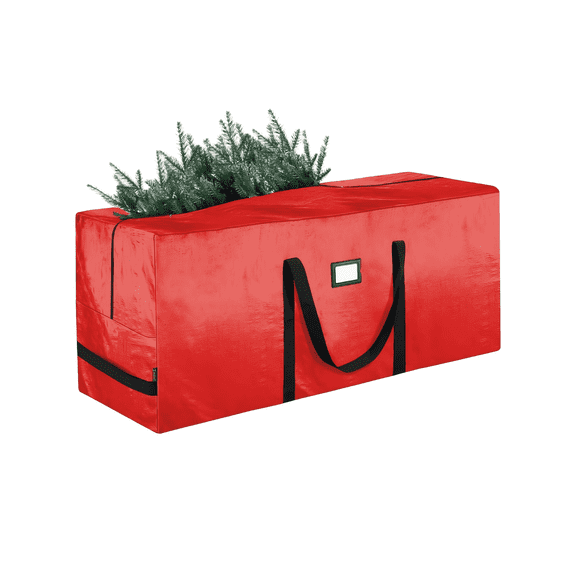 HioHa Christmas Tree Storage Bag, Heavy Duty 50\"x20\"x16\" Large Tree Bag for 7 ft Artificial Trees, Reinforced Handles & Dual Zippers, Reusable Christmas Tree Bag Storage
