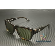 BALENCIAGA BB0211S 002 Rectangular Squared Havana Green 56 mm Mens Sunglasses