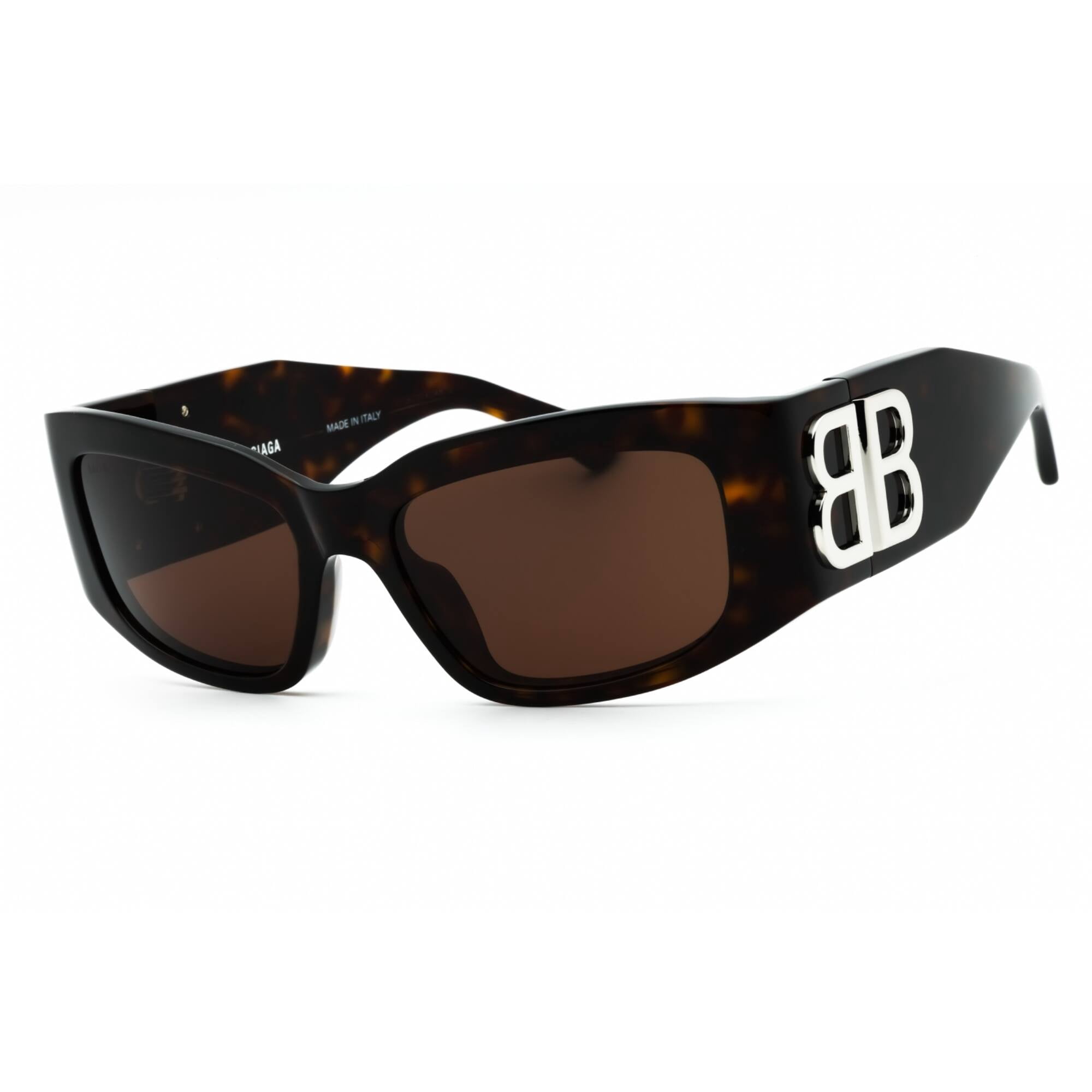 NEW BALENCIAGA BB0360S 002 SUNGLASSES UNISEX TORTOISE RECTANGULAR BALENCIAGA Balenciaga BB0360S Square Sunglasses | Fashion Eyewear US main image 3