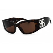Balenciaga BB0360S 002 56mm Rectangle Sunglasses Womens